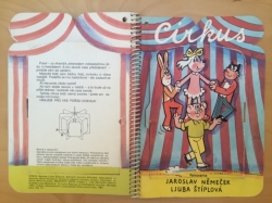 Čtyřlístek - Cirkus, rozkládací leporelo