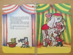 Čtyřlístek - Cirkus, rozkládací leporelo