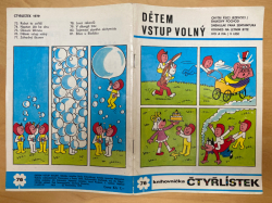 Čtyřlístek č. 76 - Dětem vstup volný