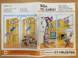 Čtyřlístek č. 92 - Říďa to zařídí - NELUŠTĚNÝ