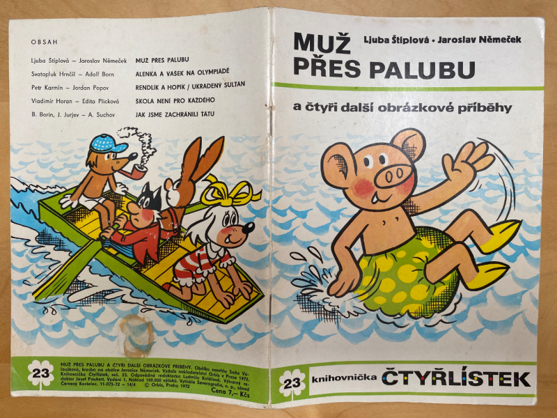 Čtyřlístek č. 23 - Muž přes palubu - NELUŠTĚNÝ