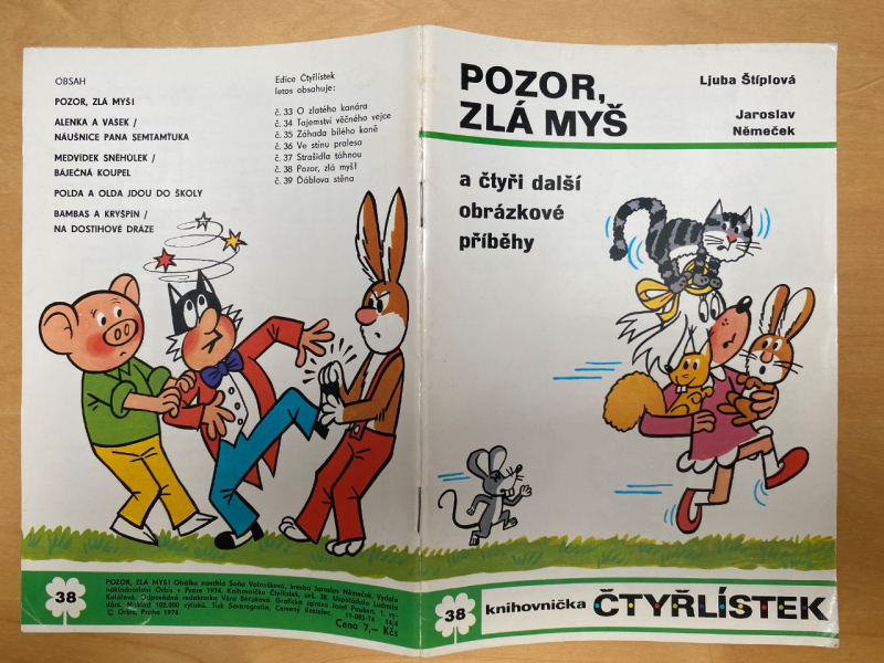 Čtyřlístek č. 38 - Pozor, zlá myš - NELUŠTĚNÝ