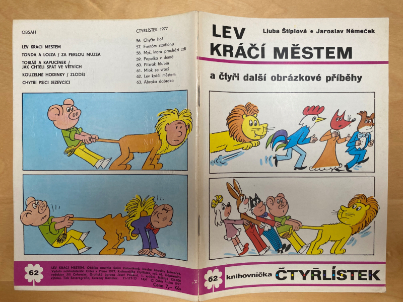 Čtyřlístek č. 62 - Lev kráčí městem