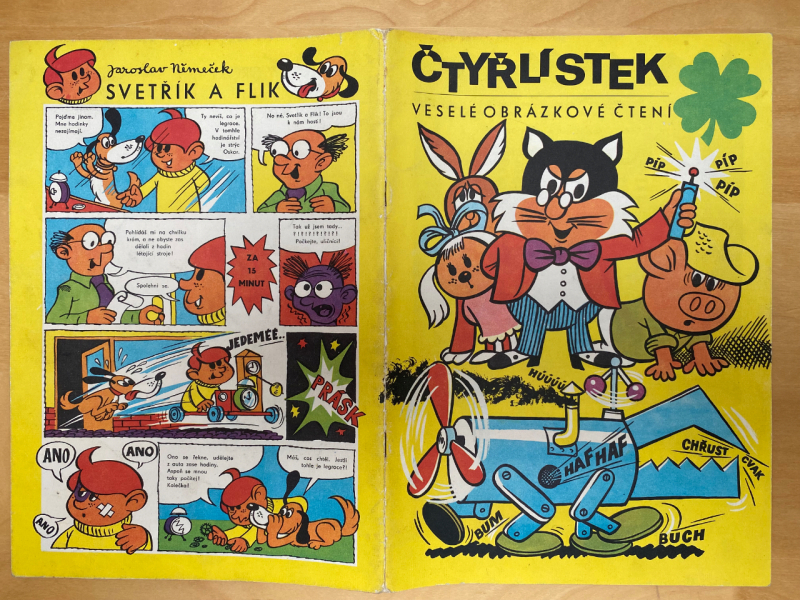 Čtyřlístek č. 1 - Vynález profesora Myšpulína