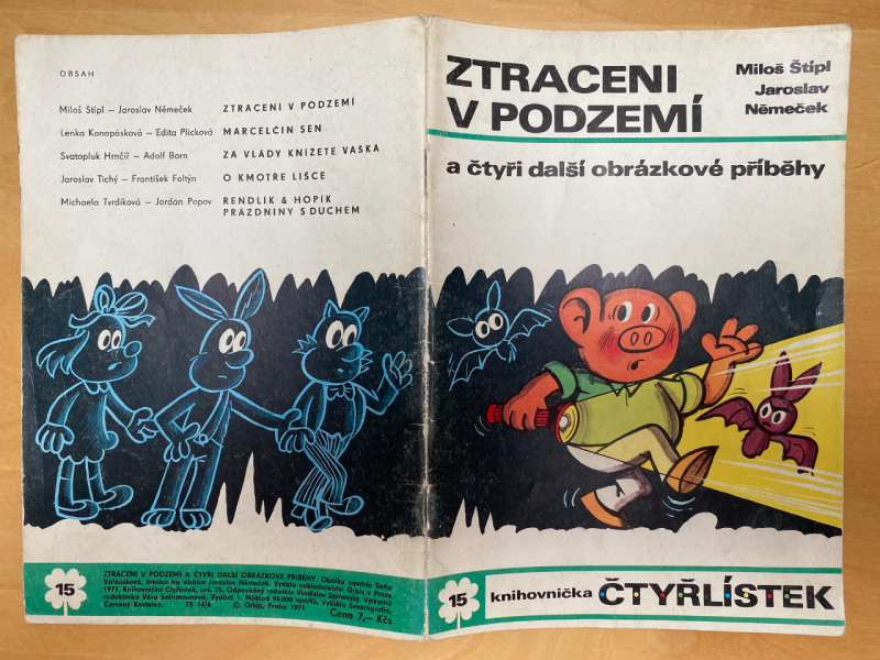 Čtyřlístek č. 15 - Ztraceni v podzemí